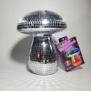 Rechargeable Disco Mushroom Lamp with 9 Color Light Modes Novelty